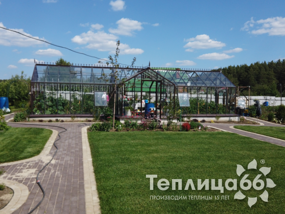 Теплица botanik Т-34 с тамбуром (34 м2)