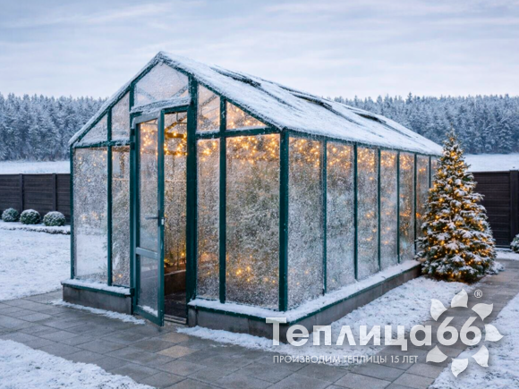 Теплица Рада Гарденикс 3 С (под стекло), ширина 3 м